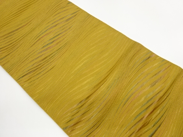 JAPANESE NAGOYA OBI / WOVEN WAVY STRIPE
